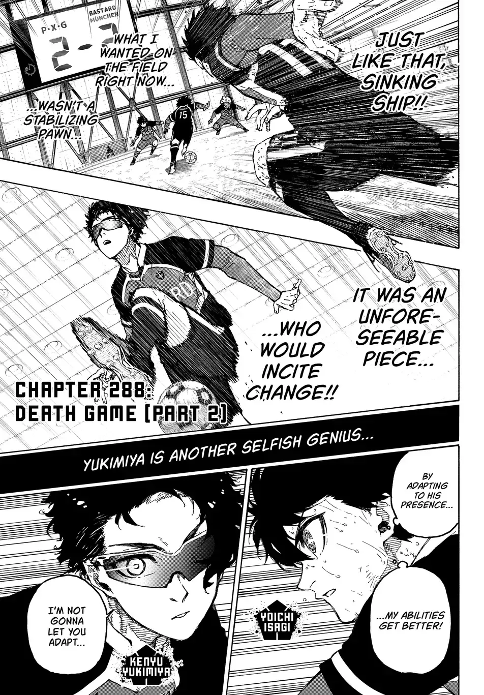 Blue Lock Kainu Manga Chapter 288.5 Page 1