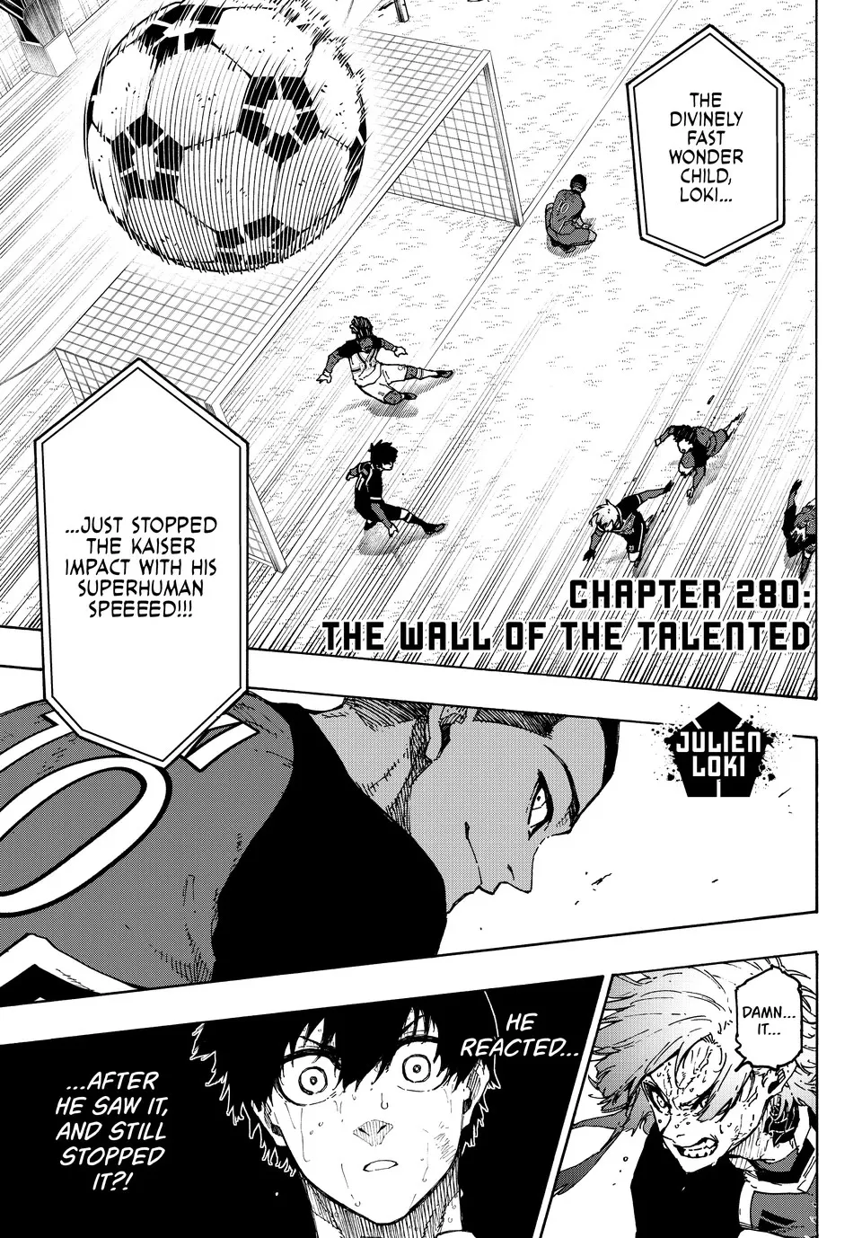 Blue Lock Kainu Manga Chapter 280 Page 1