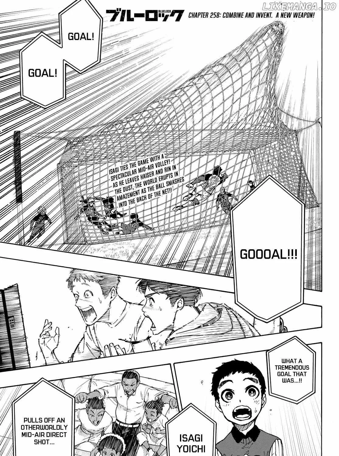 Blue Lock Kainu Manga Chapter 258 Page 1