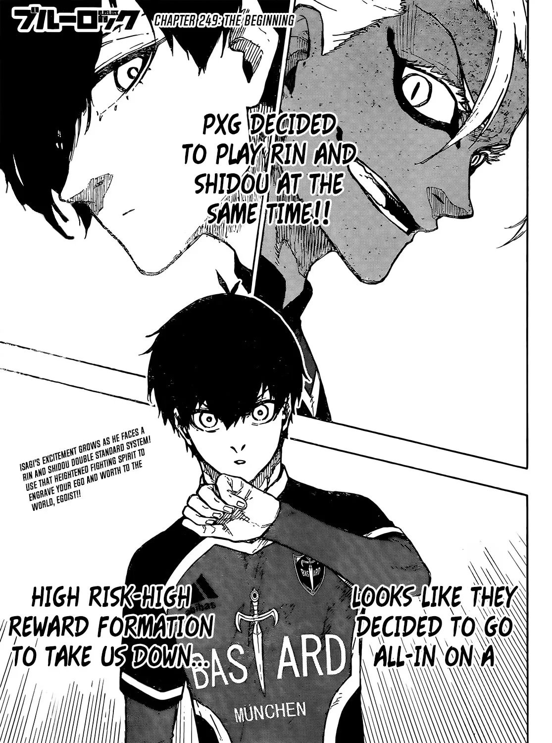Blue Lock Kainu Manga Chapter 249 Page 2