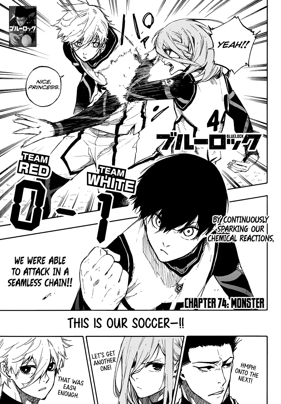 Blue Lock Kainu Manga Chapter 74 Page 1
