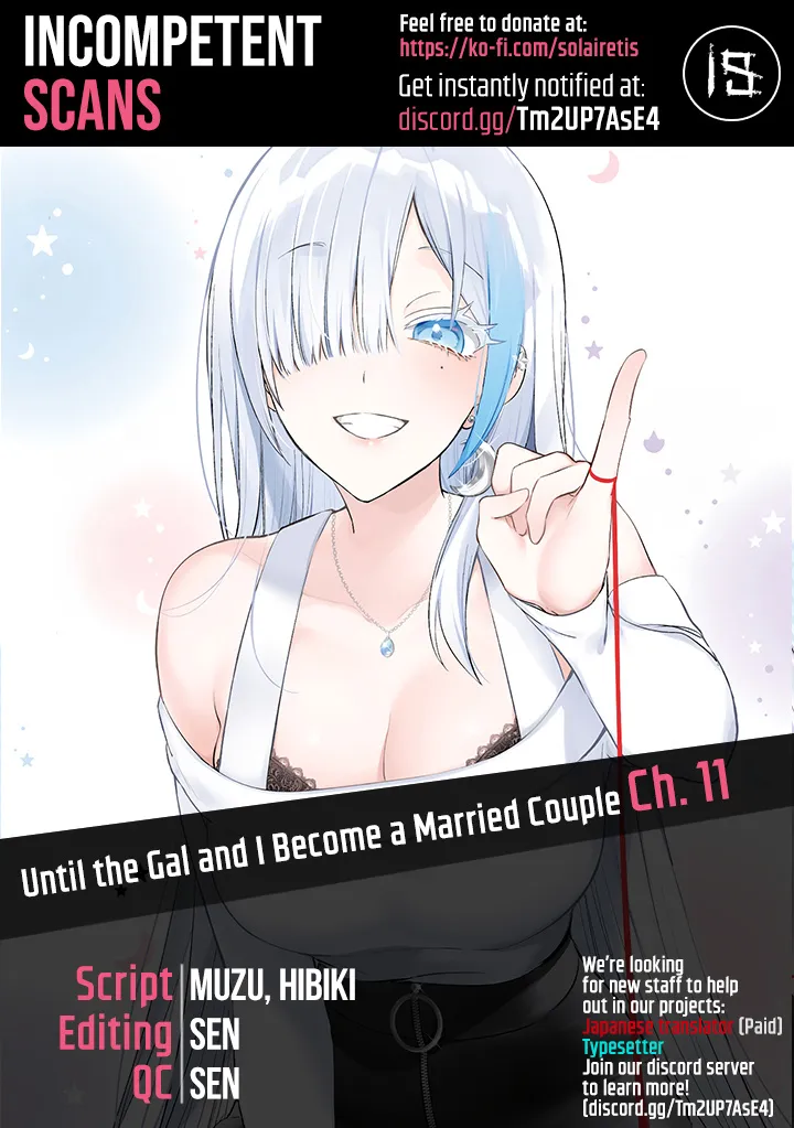 Until the Gal and I Become a Married Couple Kainu Manga Chapter 11 Page 1