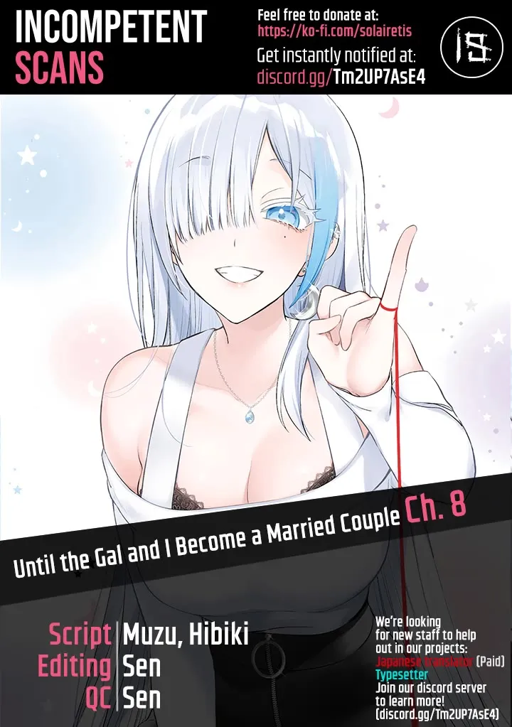 Until the Gal and I Become a Married Couple Kainu Manga Chapter 8 Page 1