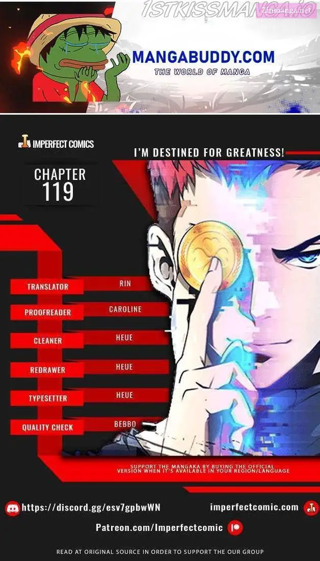 I’m Destined For Greatness! Kainu Manga Chapter 119 Page 1