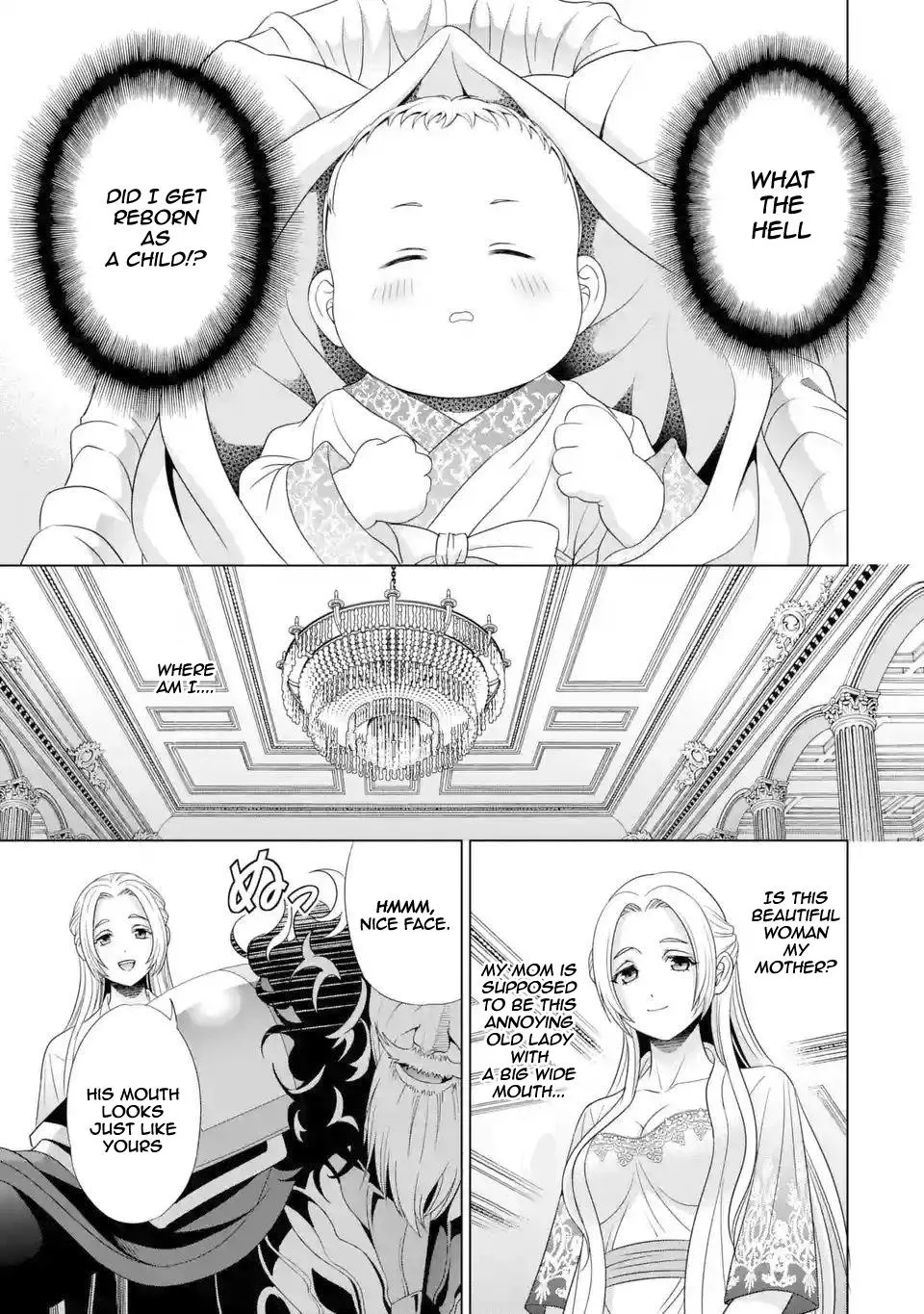 Noble Reincarnation ~Blessed With the Strongest Power From Birth~ Kainu Manga Chapter 1.1 Page 4