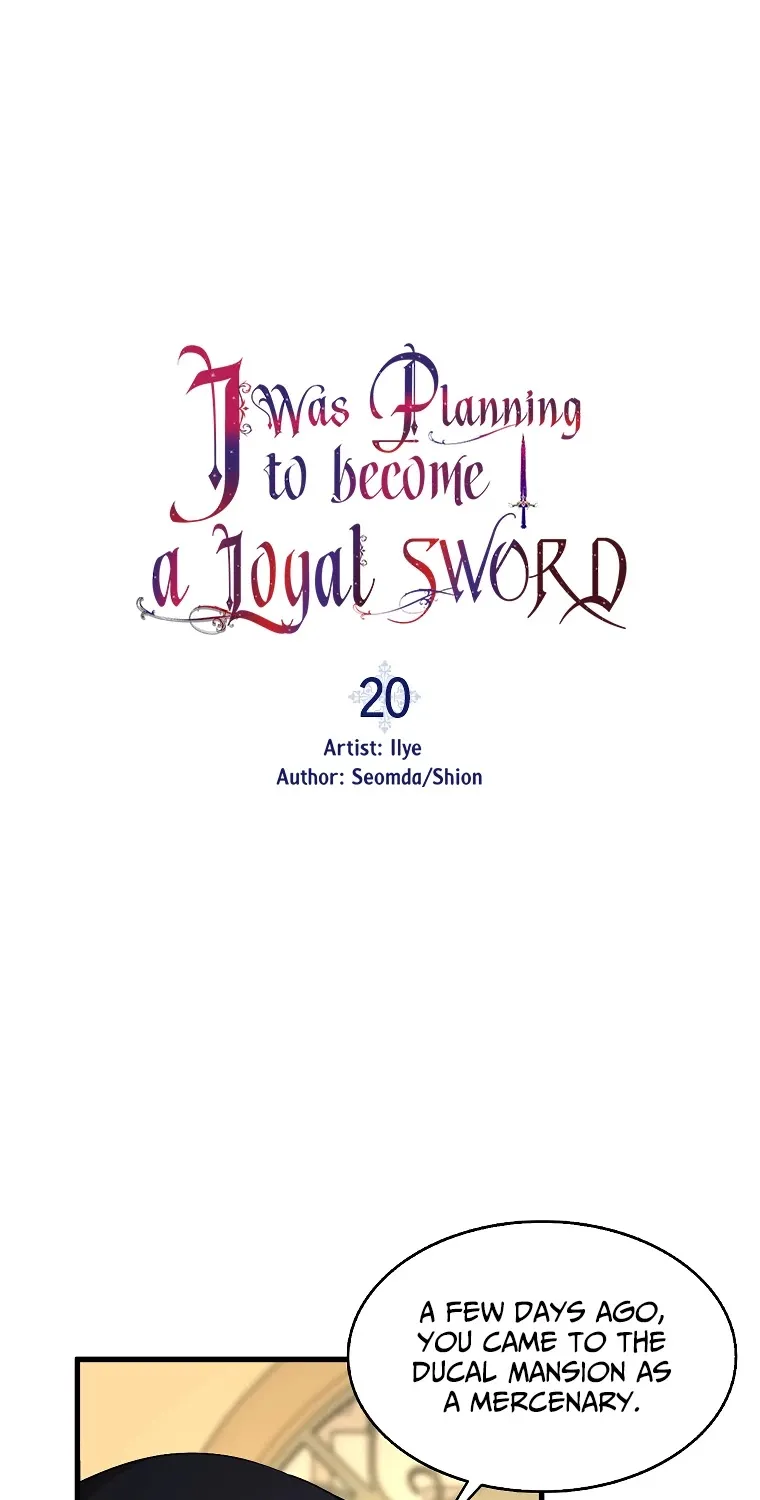 I Was Planning To Become A Loyal Sword Kainu Manga Chapter 20 Page 12
