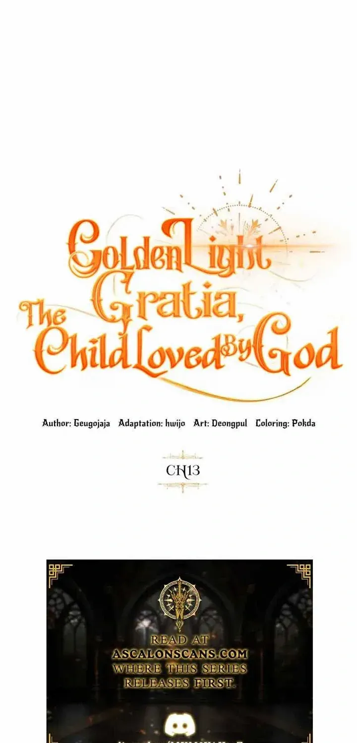 Golden Light Gratia, The Child Loved By God Kainu Manga Chapter 13 Page 1