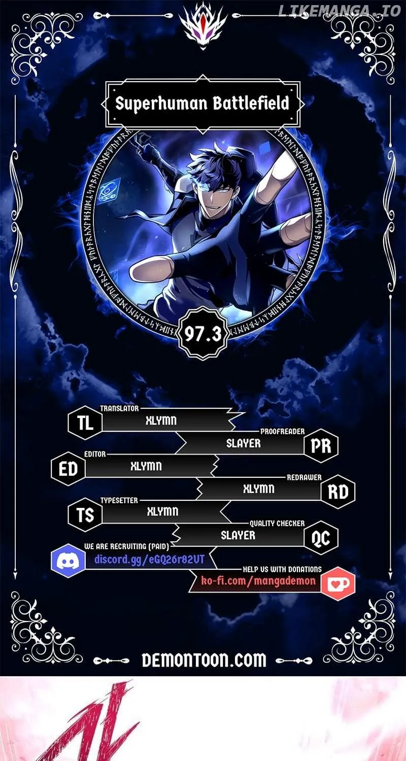 Superhuman Battlefield Kainu Manga Chapter 97.3 Page 1