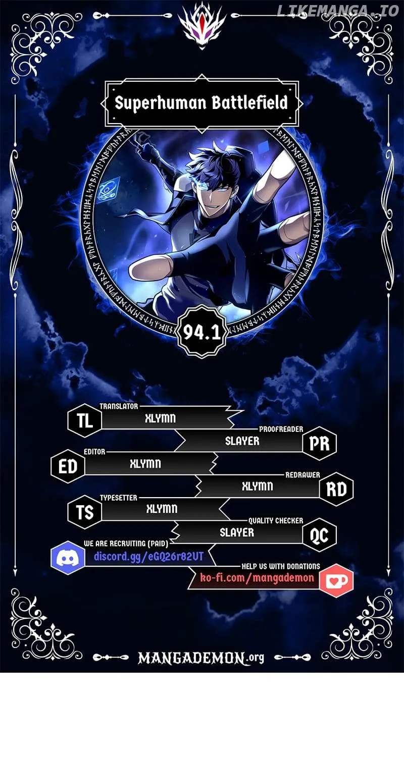 Superhuman Battlefield Kainu Manga Chapter 94.1 Page 1
