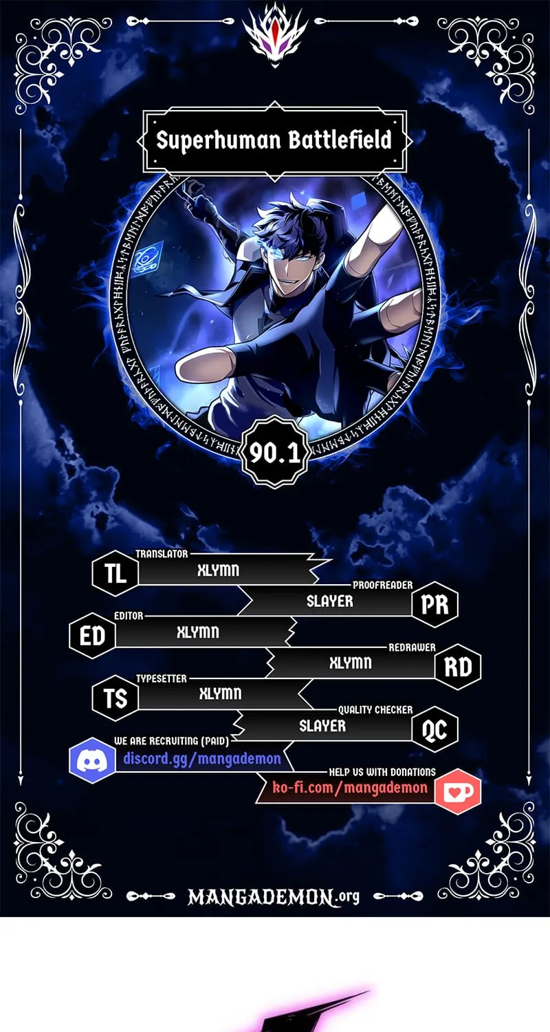Superhuman Battlefield Kainu Manga Chapter 90 Page 1