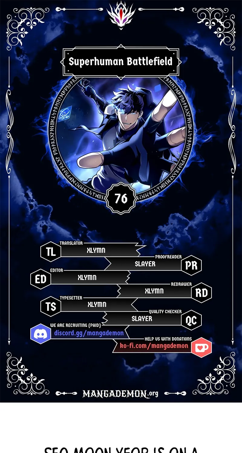 Superhuman Battlefield Kainu Manga Chapter 76 Page 1
